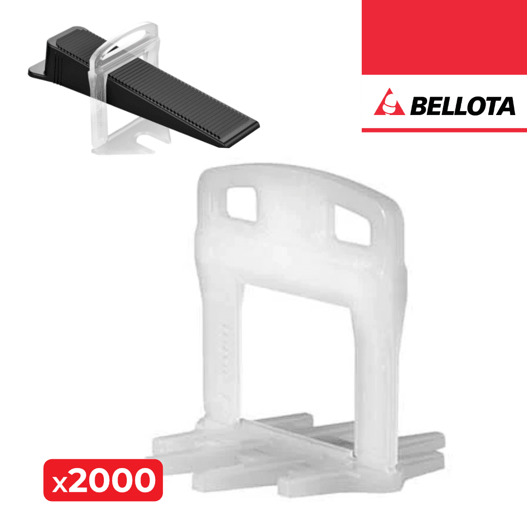Abraçadeira Bellota p/ Nivelamento Cerâmico 1,5MM - 2000UNI