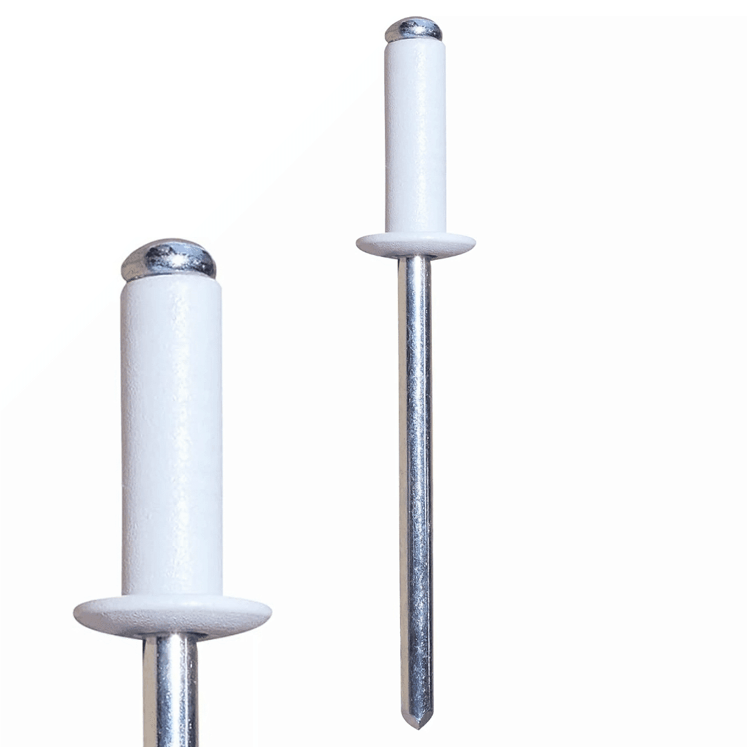 Rebite Alumínio Branco 4x10MM - 1000UNI 
