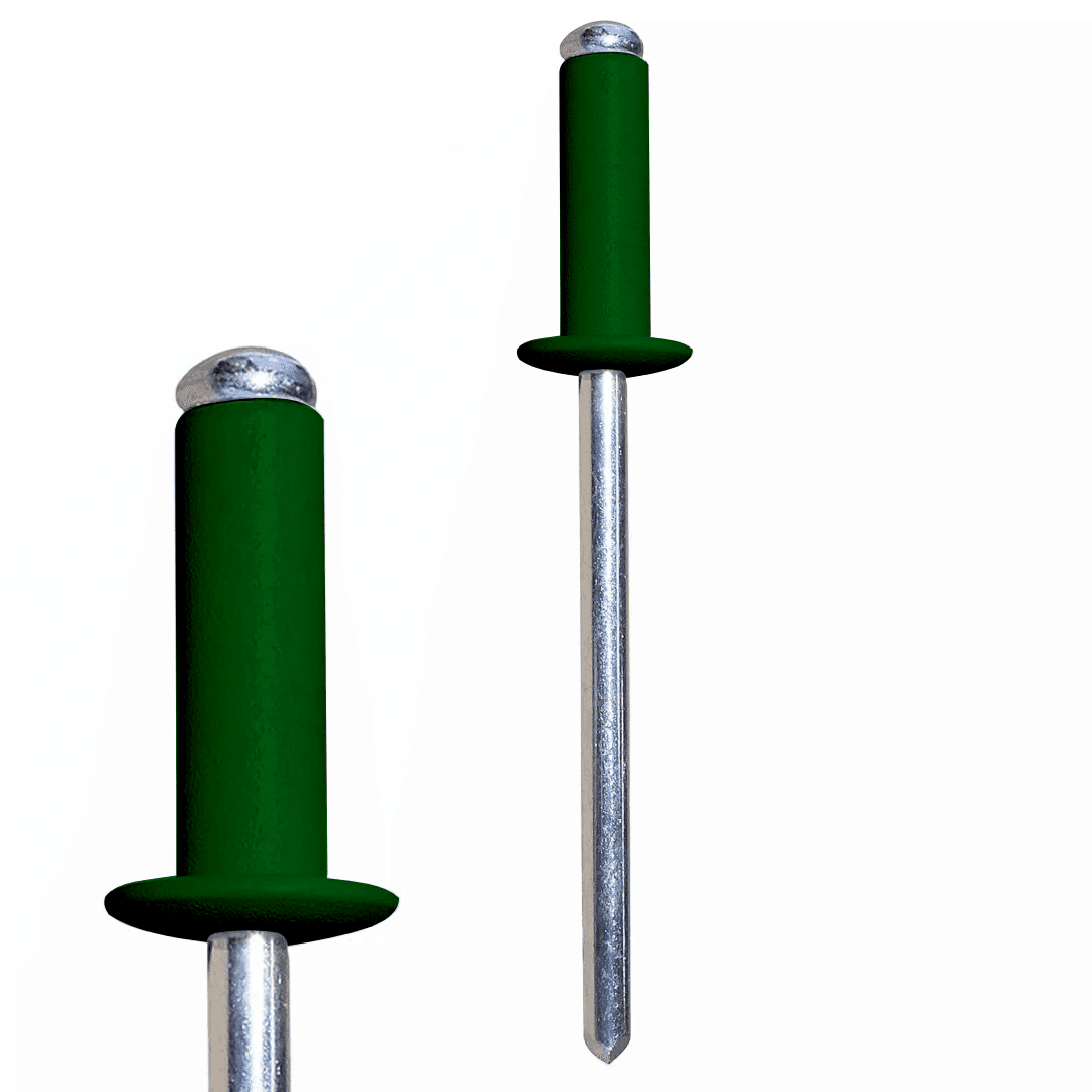 Rebite Alumínio Verde 4x10MM - 1000UNI