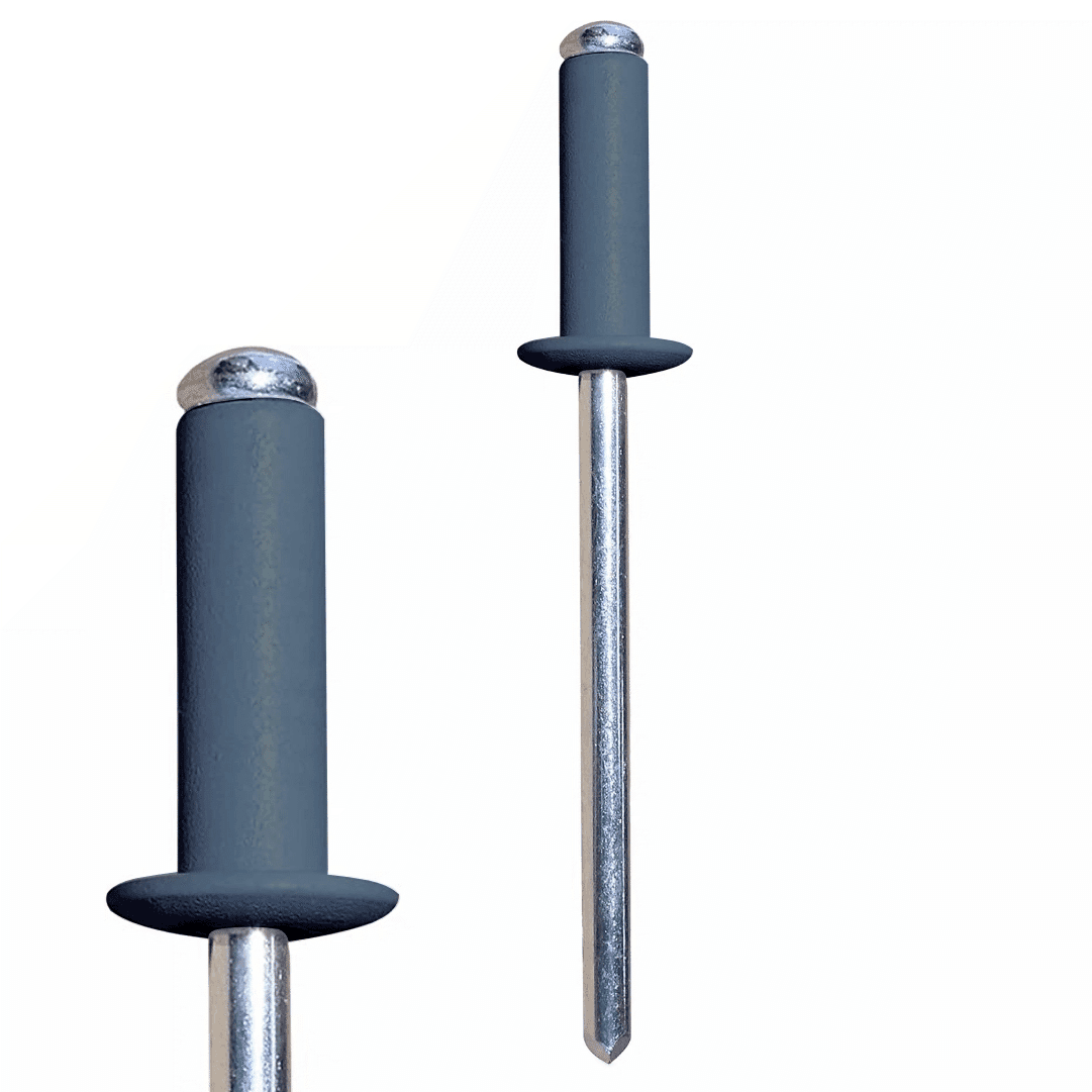 Rebite Alumínio Cinza 4x10MM - 1000UNI
