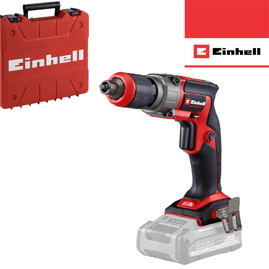 Aparafusadora Einhell p/ Gesso Cartonado TP-DY 18 Li BL - Solo + Mala