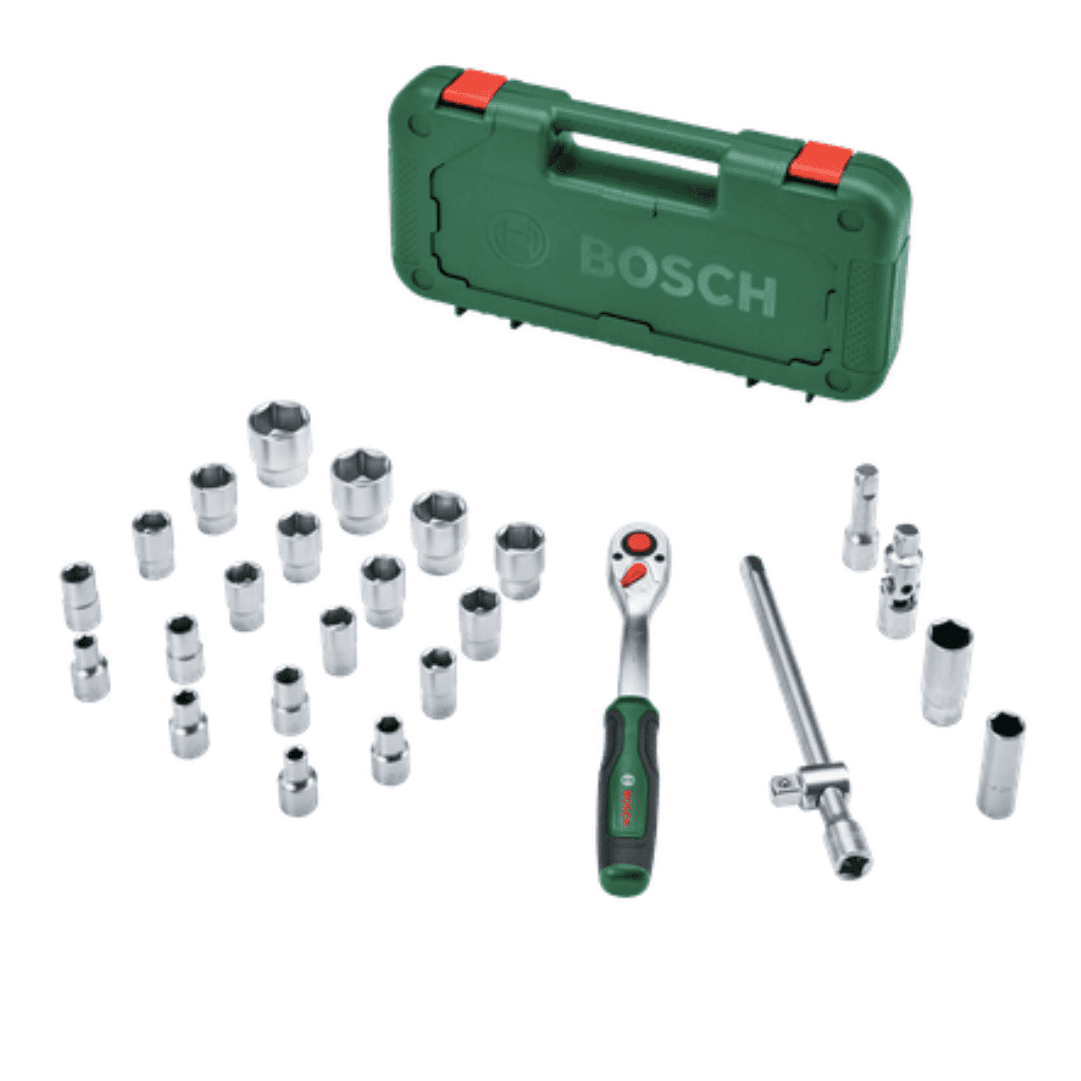 Jogo Chave Roquete 1/2" Bosch - 25PCS