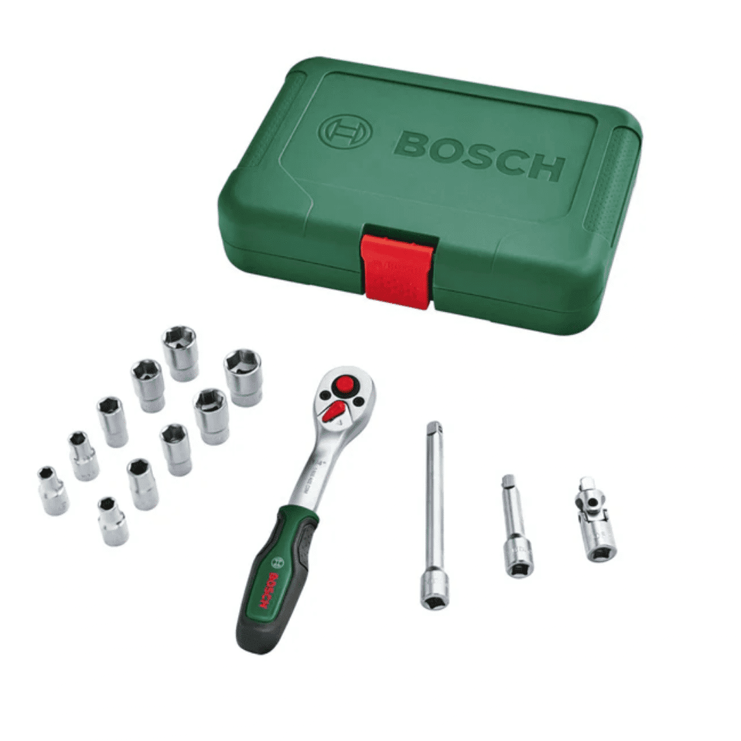 Jogo Chave Roquete 1/4" Bosch - 14PCS