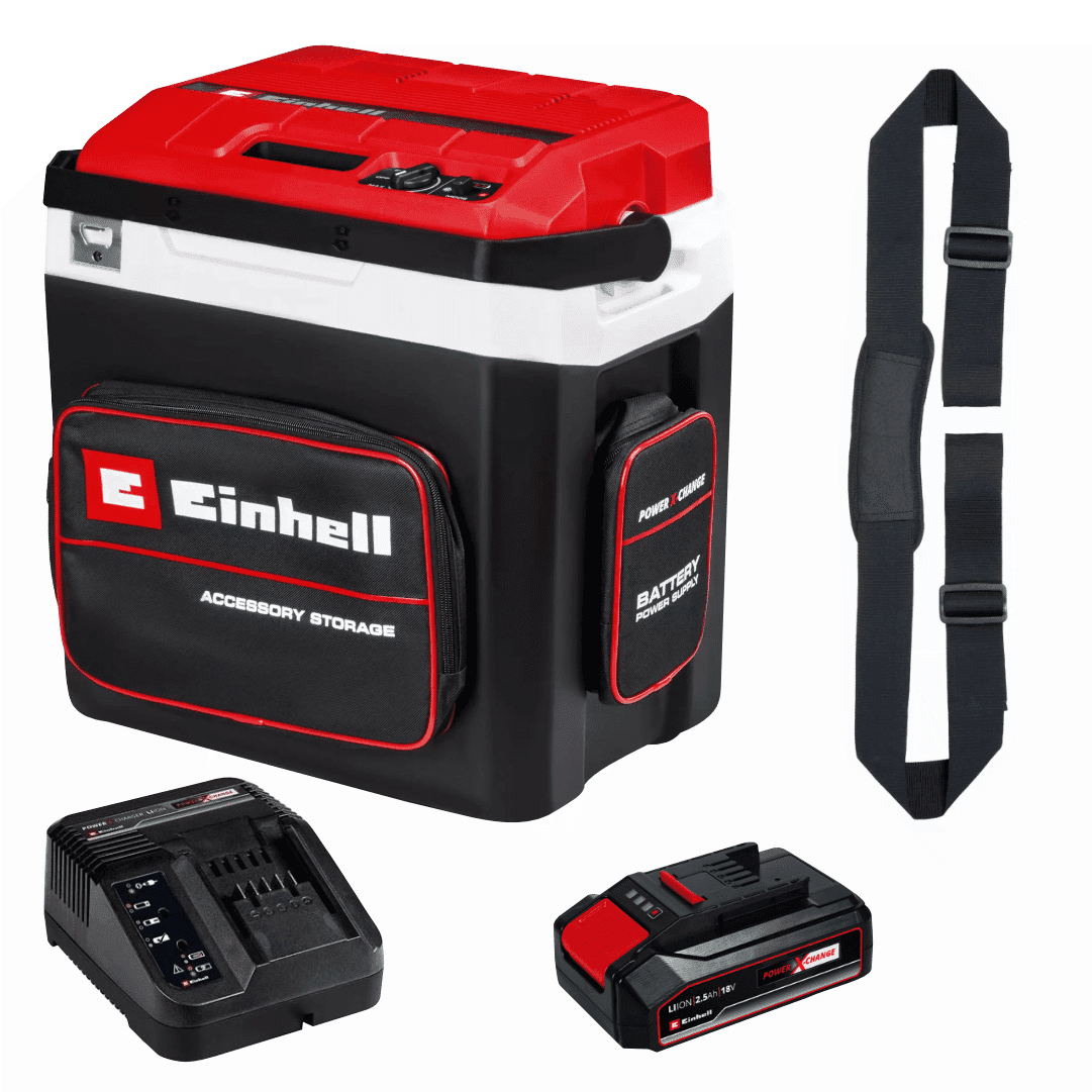 Geleira Einhell TE-COL 18/27 Li - Solo + Bateria 18V 2.5Ah + Carregador