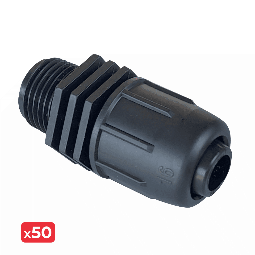 União Aperto Rápido PE 16MMx1/2" - 50UNI