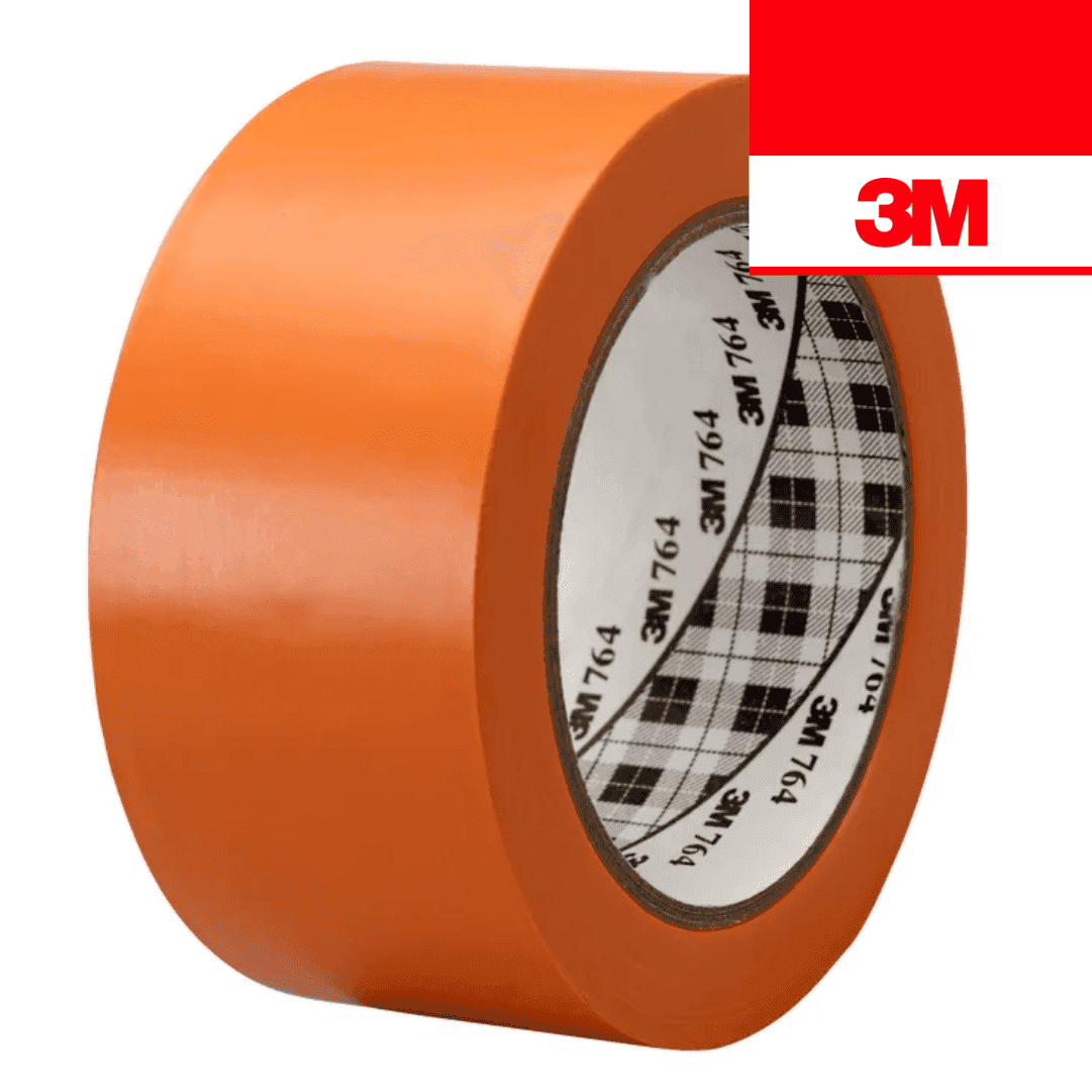 Fita Adesiva Vinil 3M Laranja p/ Reboco 50MMx33MT