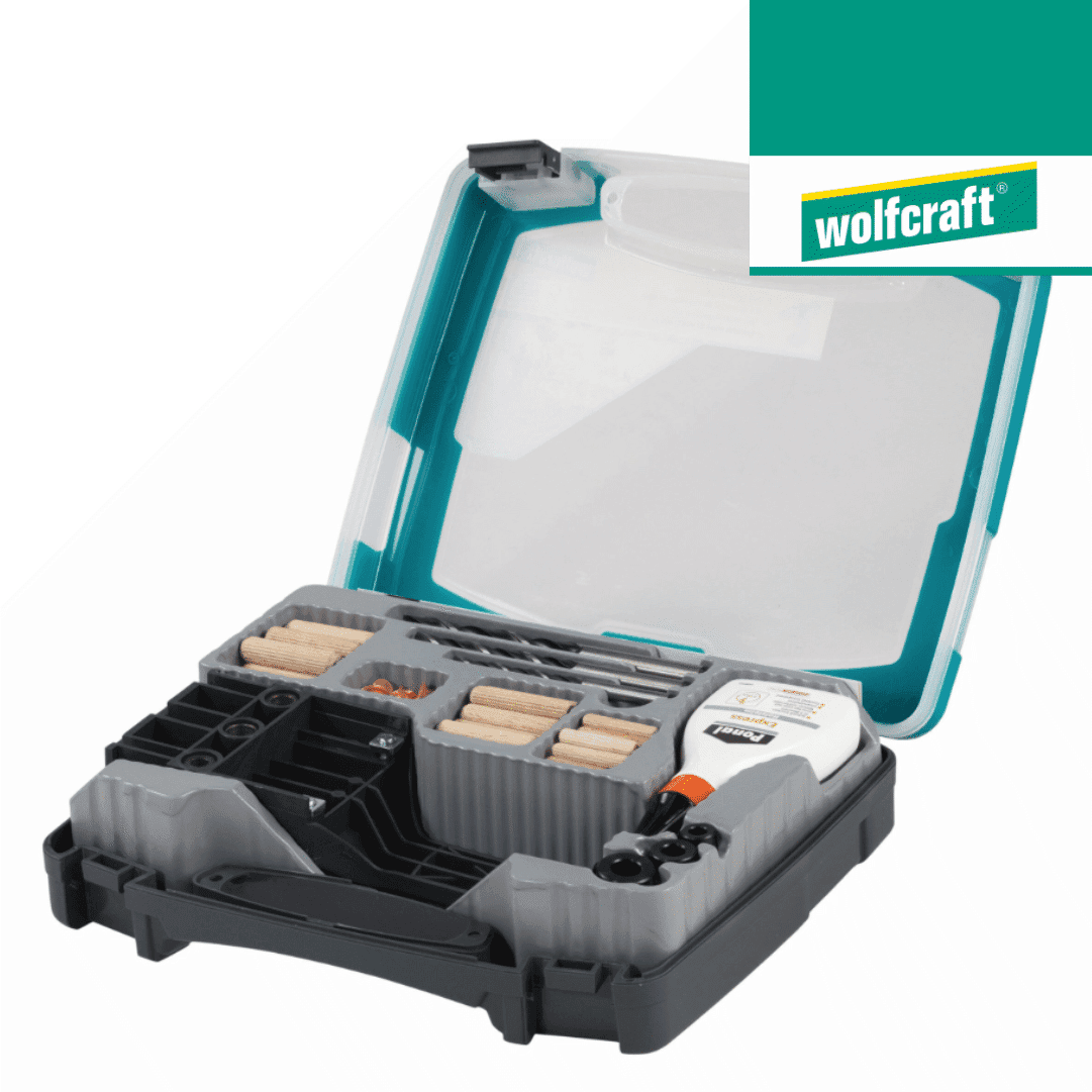Kit Universal Wolfcraft Bucha Estriada - 79PCS