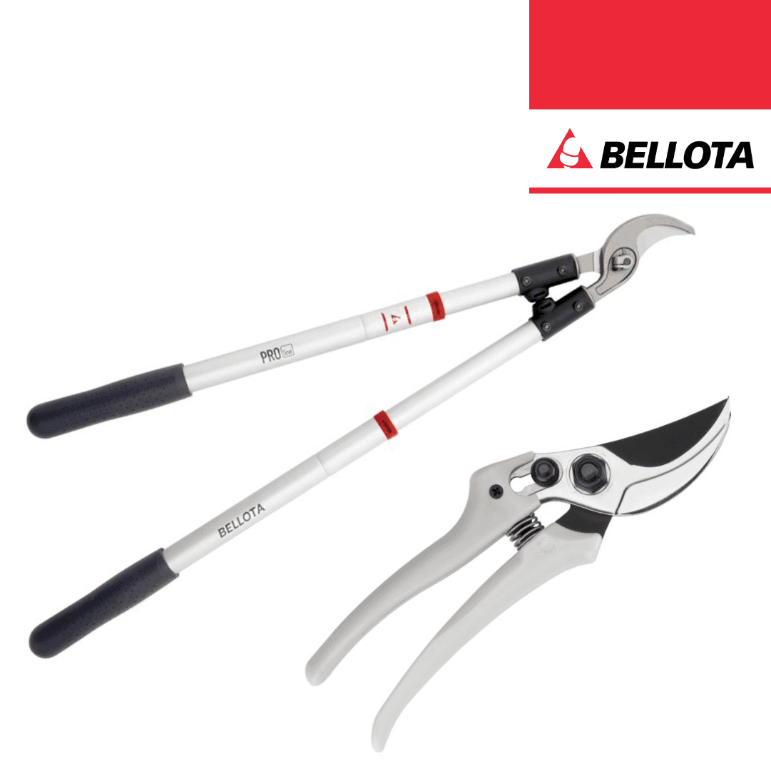 Kit Bellota Tesoura Poda 2 Mãos Extensível + Tesoura Poda Bellota Smart