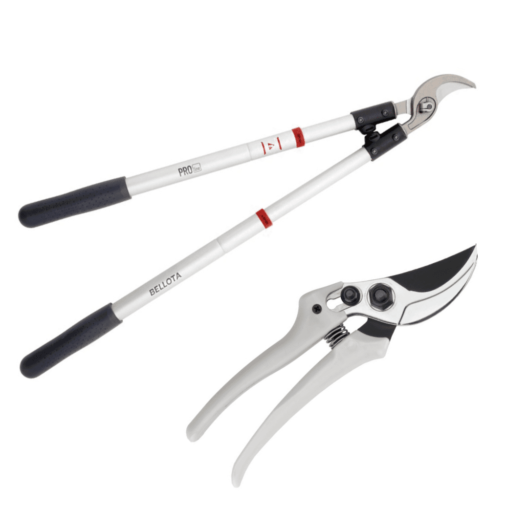 Kit Bellota Tesoura Poda 2 Mãos Extensível + Tesoura Poda Bellota Smart