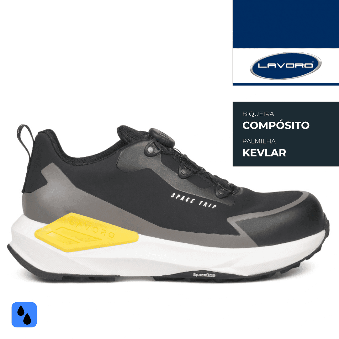 Sapatilha Segurança Lavoro Falcon Speed Blackout 