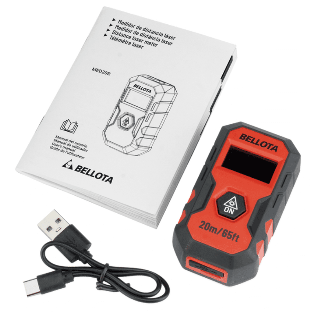 Medidor de Distâncias a Laser Bellota MED20R