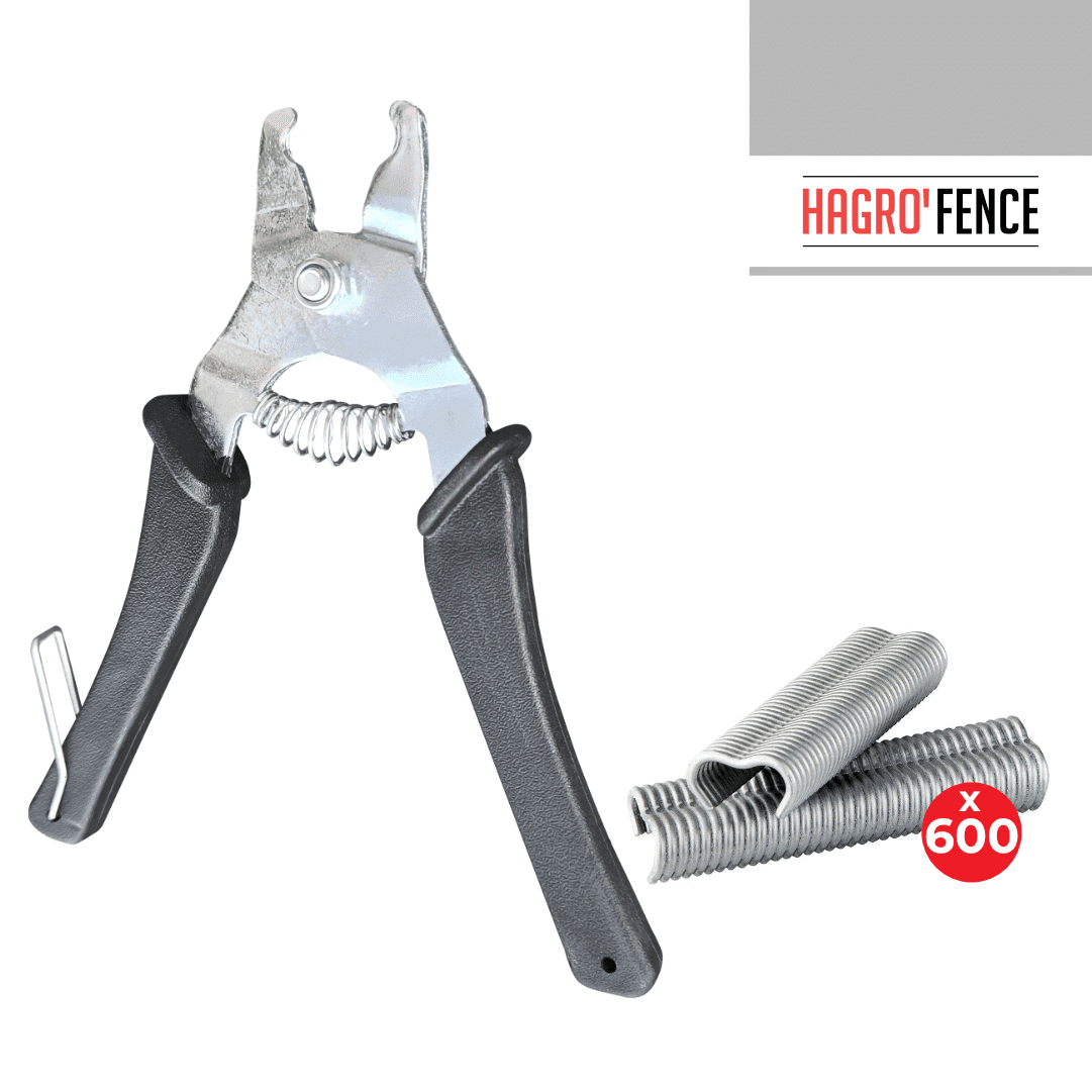 Alicate Agrafos Hagro'Fence s/ Carregador + Agrafos - 600UNI