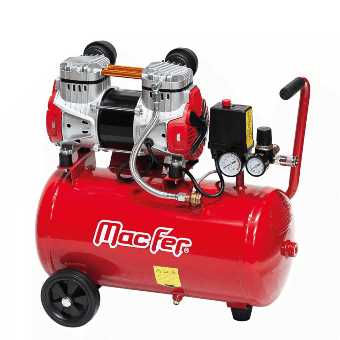 Compressor Silencioso Elétrico Macfer 2HP - 24L