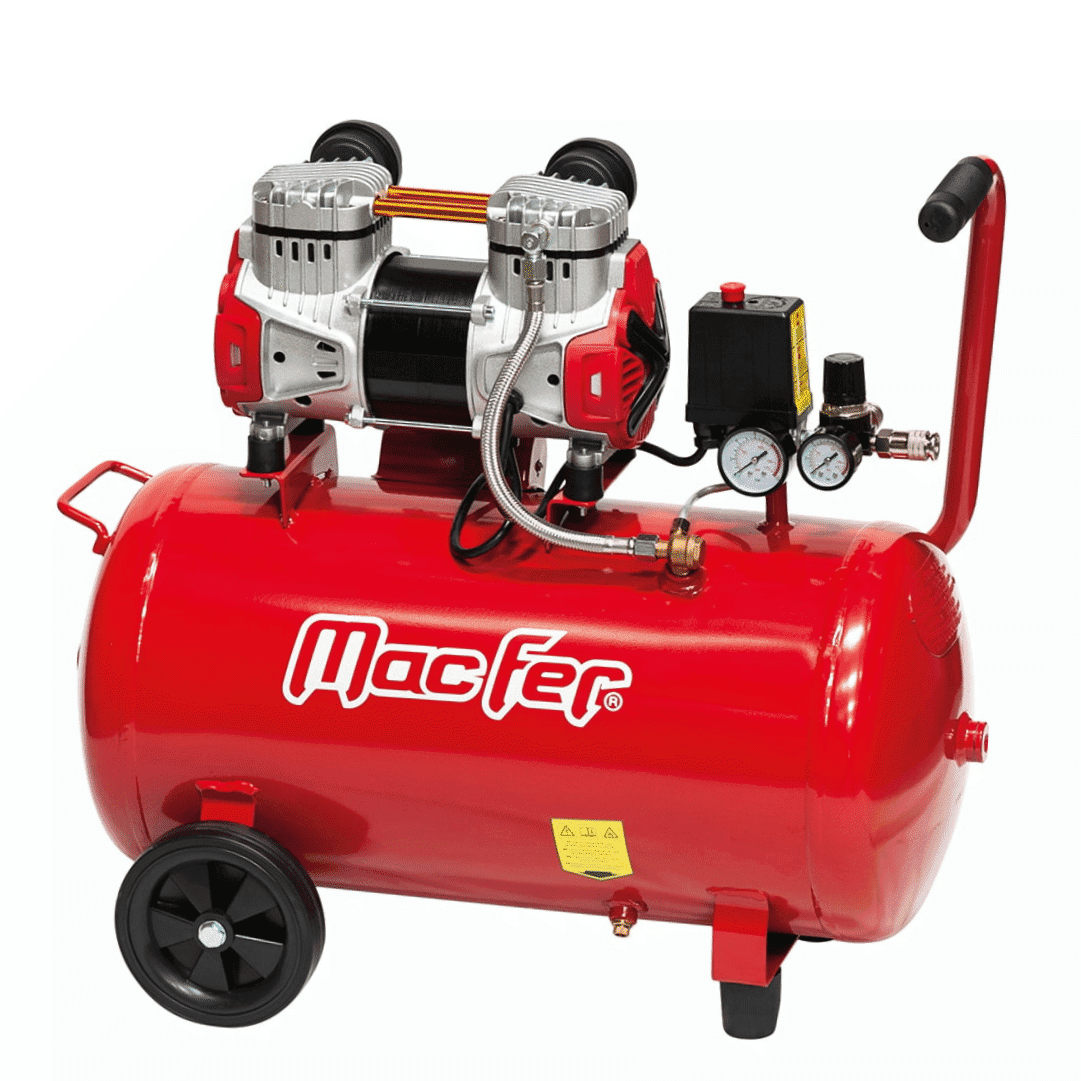 Compressor Silencioso Elétrico Macfer 2HP - 50L