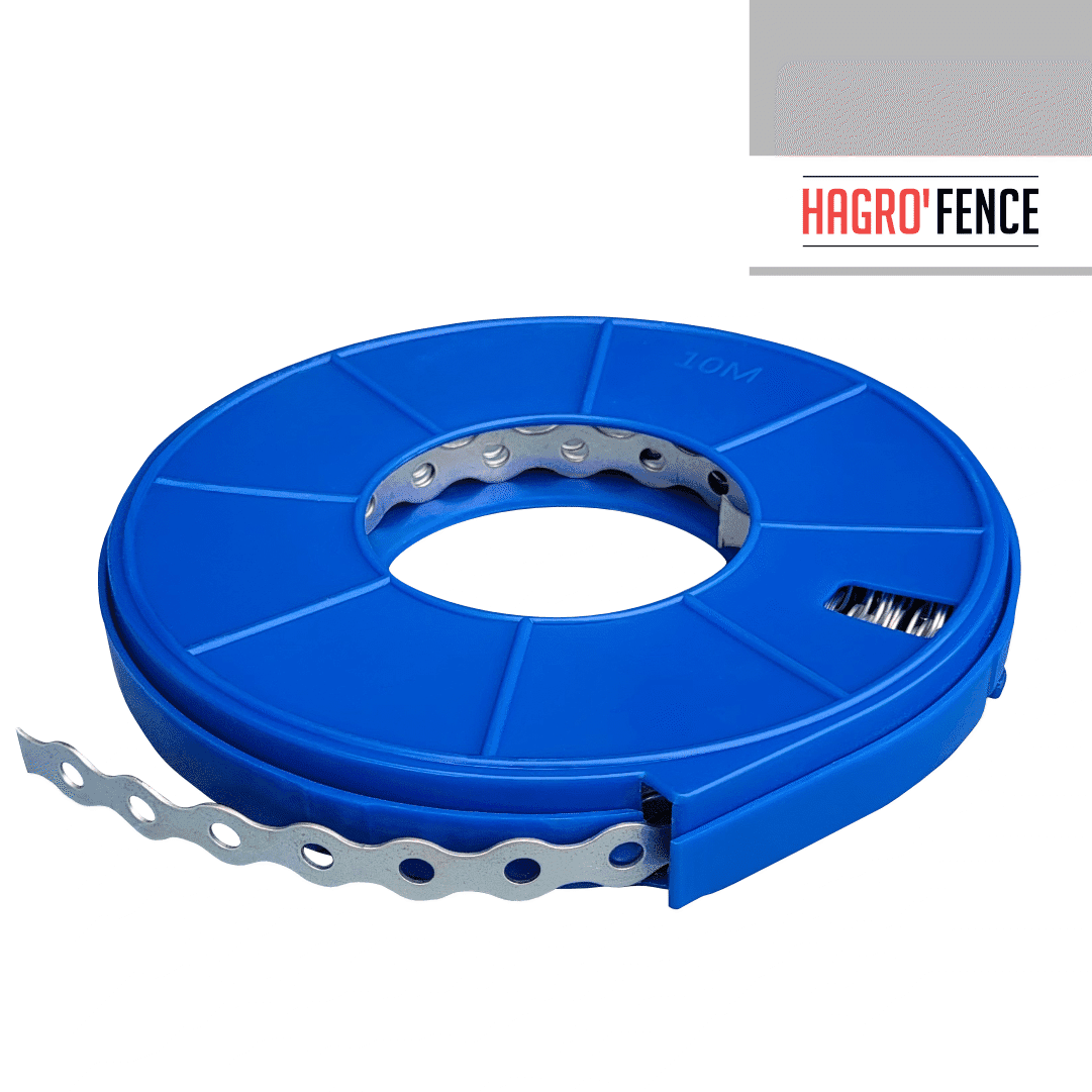 Cinta Perfurada Hagro'Fence Zincada 