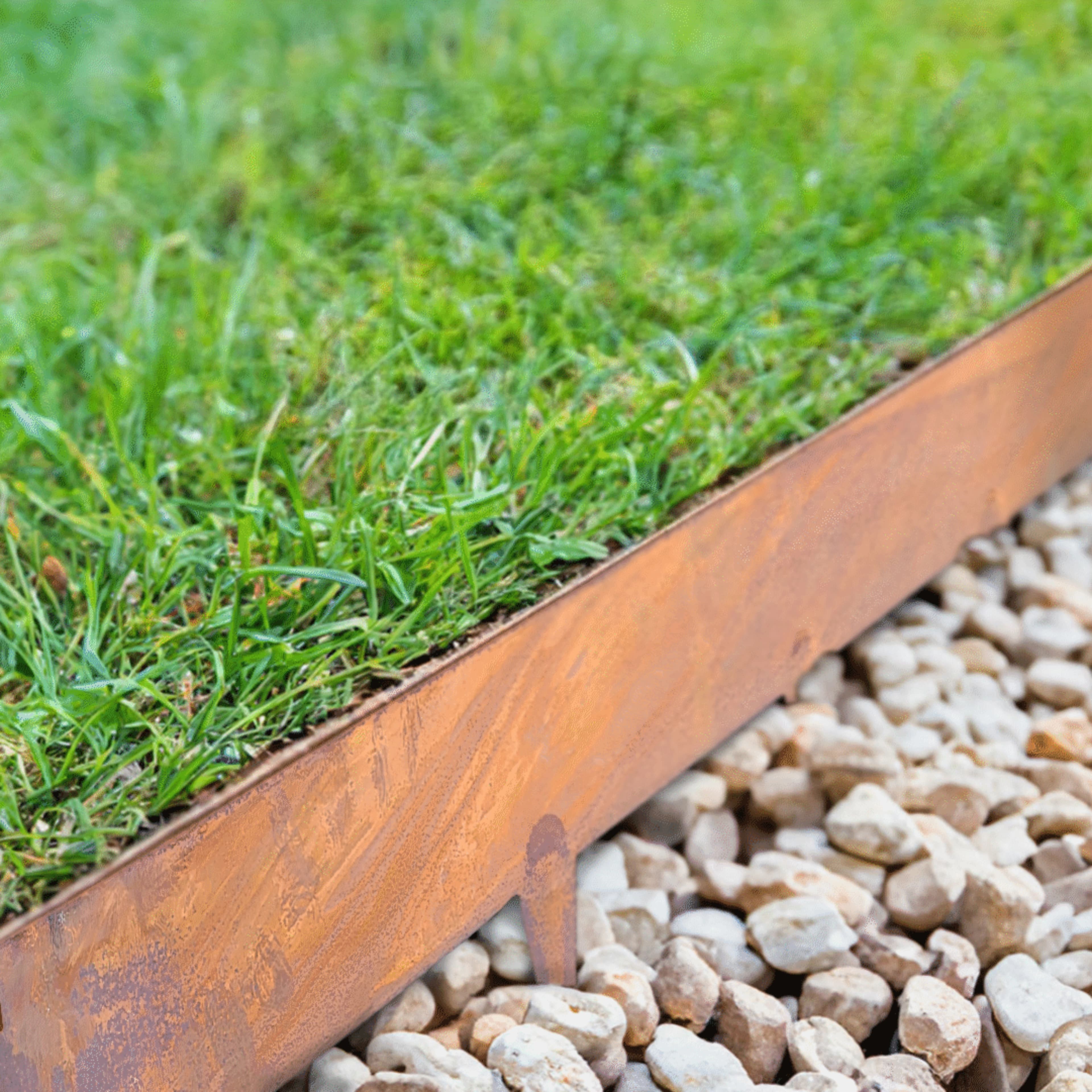   Separador de Relva 160MMx1.06MT - Aço Corten