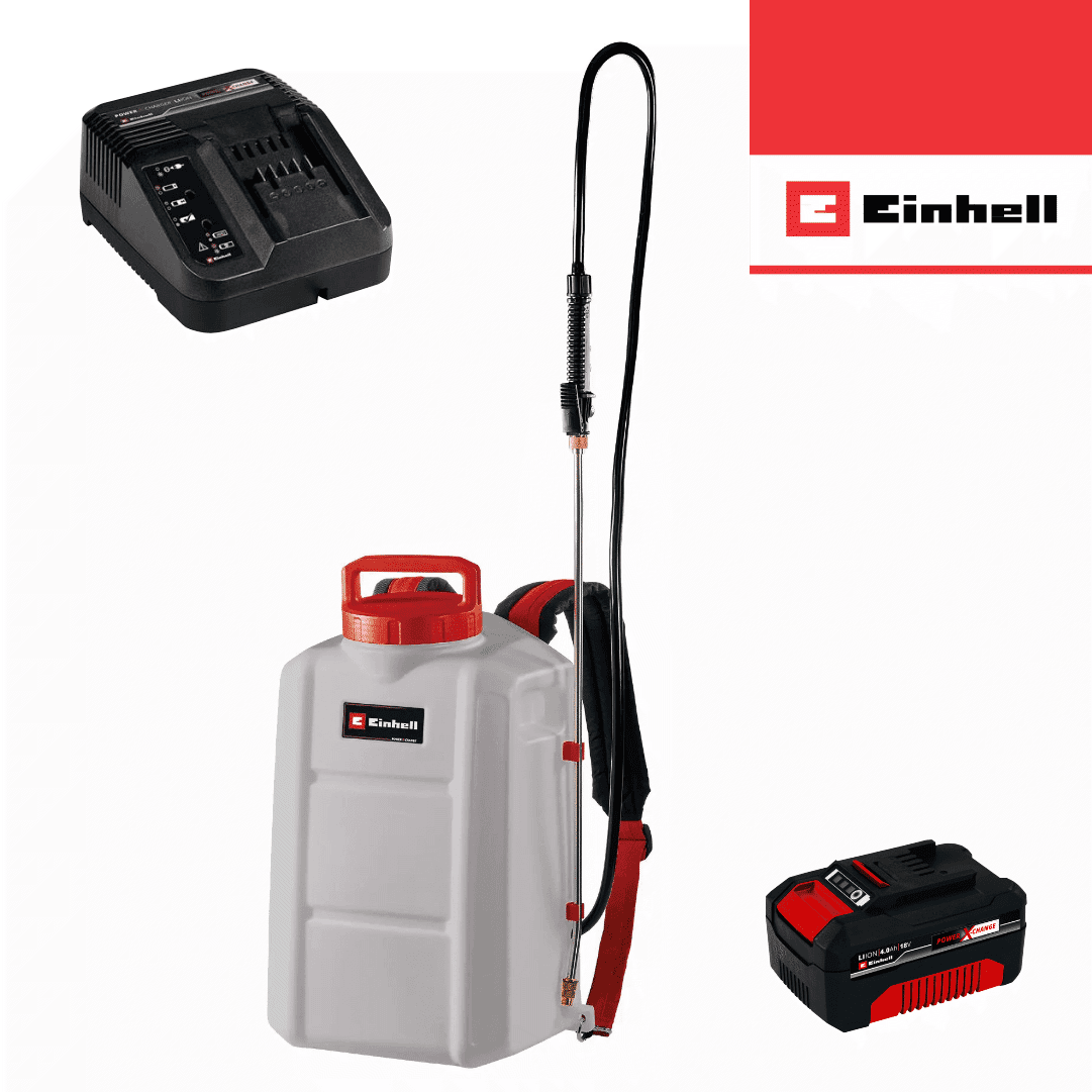 Pulverizador Bateria Einhell GE-WS 18/150 Li-Solo + Bateria 18V 4.0Ah + Carregador