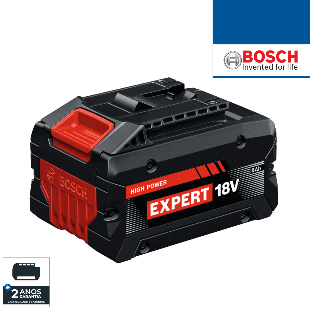 Bateria Bosch Profissional Expert EXBA 18V 8.0Ah (1600A036ZB)
