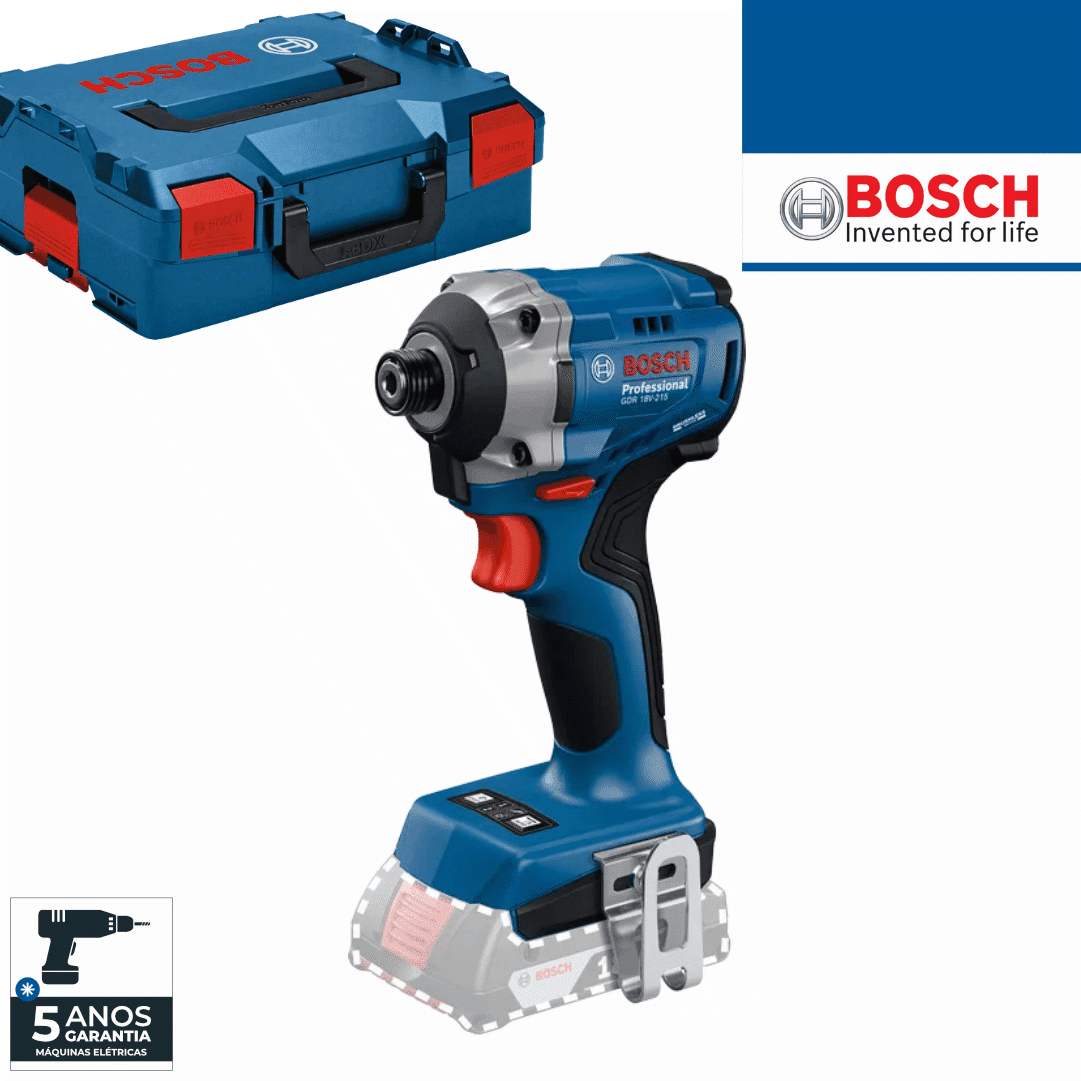 Aparafusadora Bateria Impacto Bosch Profissional GDR 18V-215 + Mala (06019N2000)