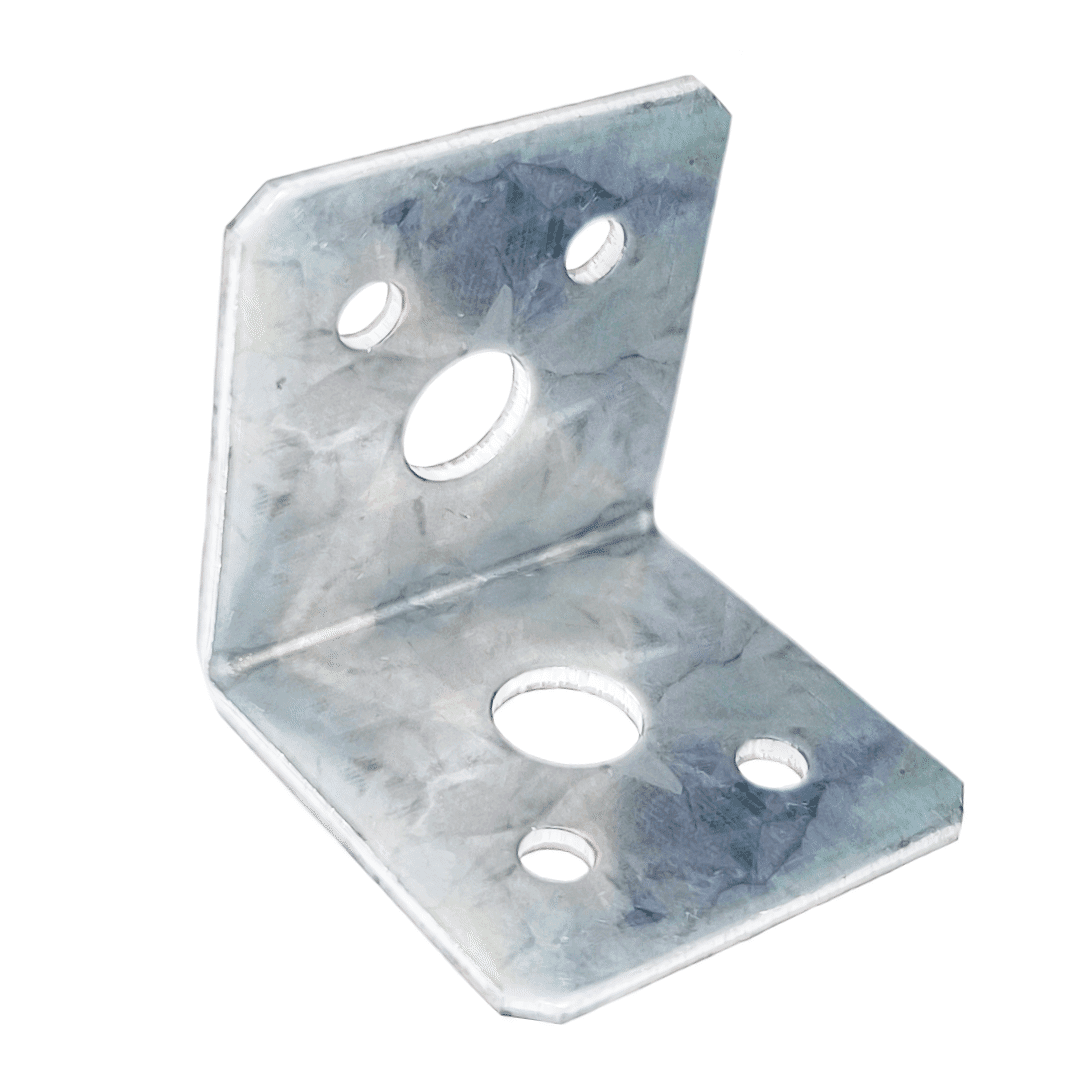 Esquadro Zincado Hagro'Fence p/ Madeira 40x40x40x2MM