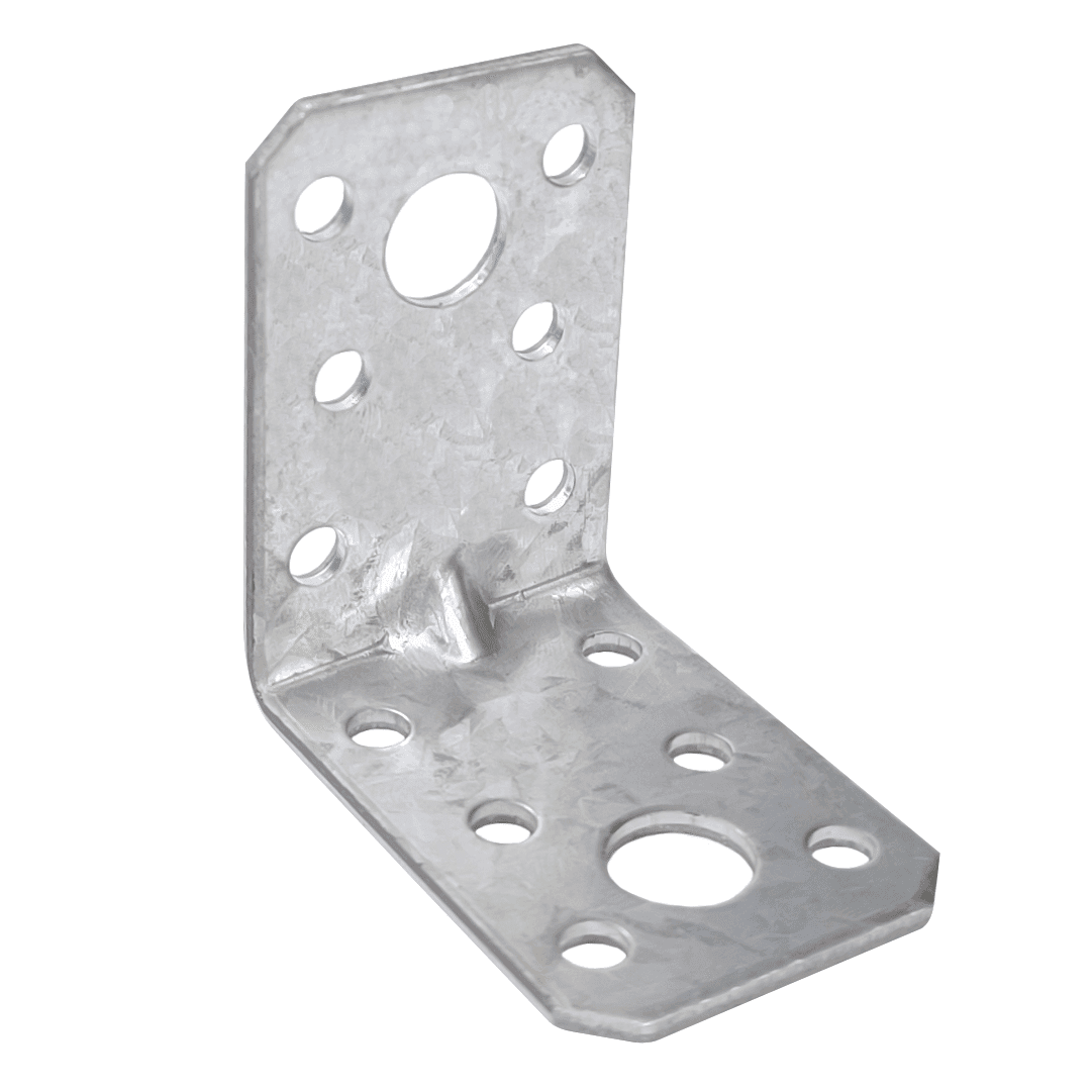 Esquadro Zincado Hagro'Fence p/ Madeira 50x50x35x2MM