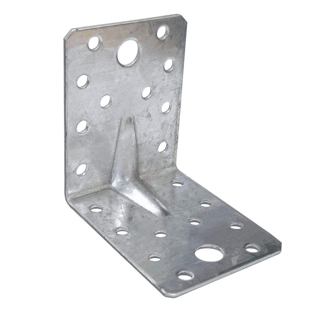 Esquadro Zincado Hagro'Fence p/ Madeira 70x70x55x2MM