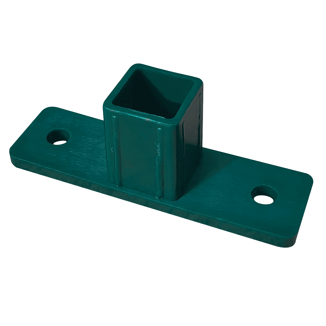 Fixador Plástico c/ Parafusos p/ Sistema de Chapa - Verde RAL6005