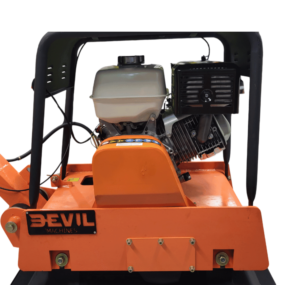 Placa Compactadora Reversível Devil'Machines DVMP-300 c/ Motor Honda GX390 11.7HP