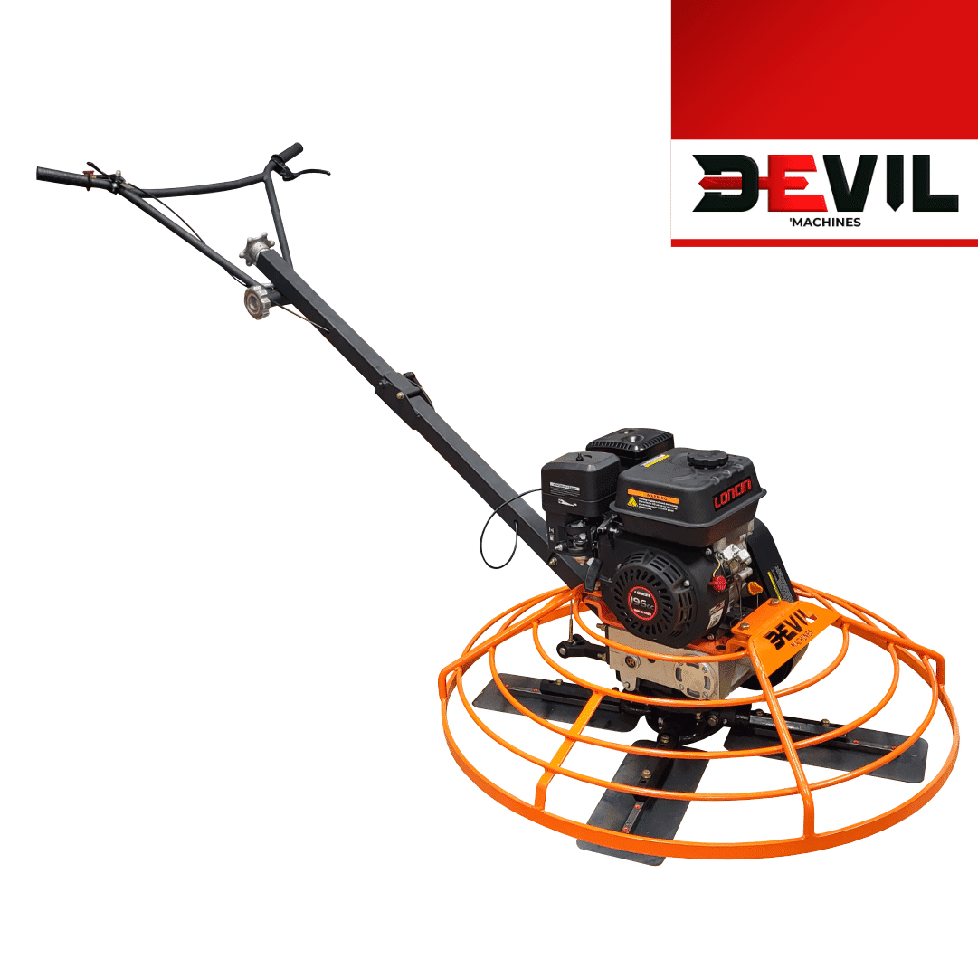 Helicóptero Alisador de Betão Devil'Machines DVMST1000 c/ Motor Loncin G200F