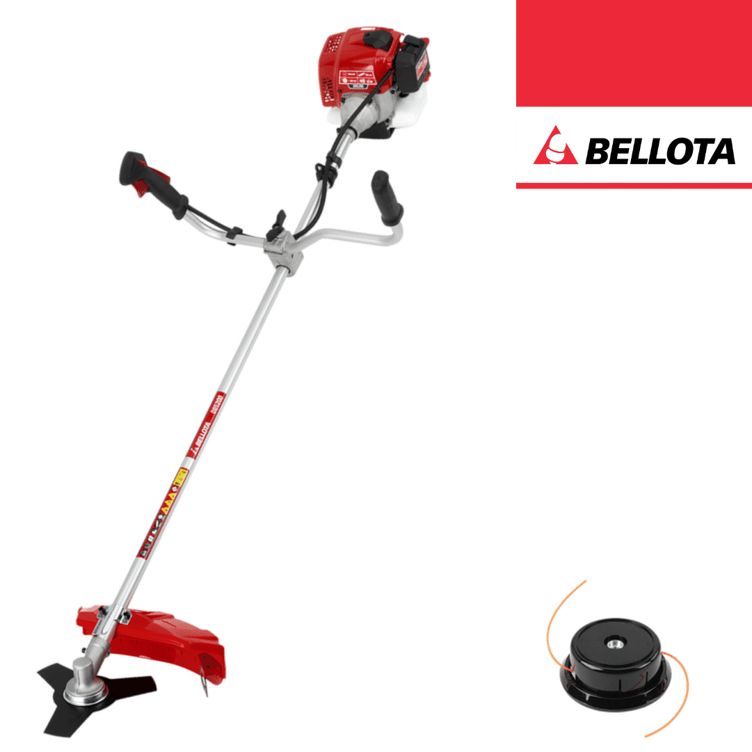 Roçadora Gasolina Bellota DB5200E 51.7CC c/ Cabeçote Fio 2.4MM + Lâmina 255MM