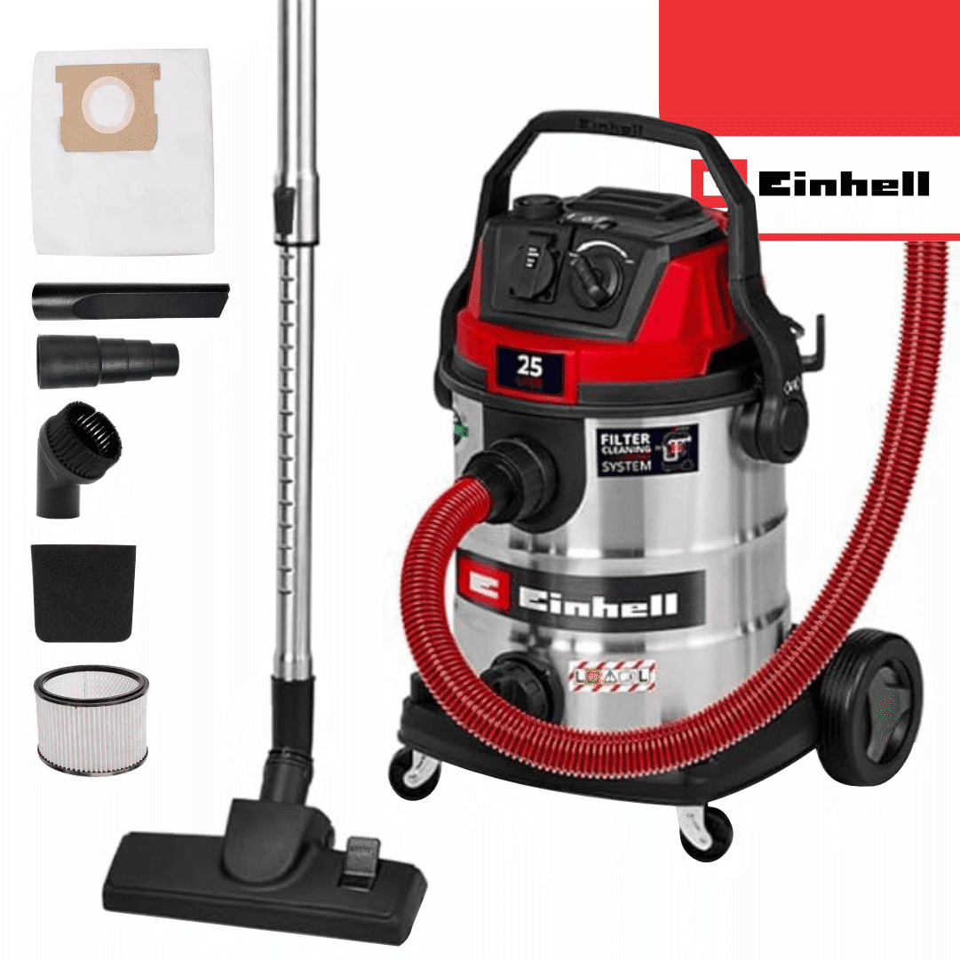 Aspirador Elétrico Einhell p/ Sólidos e Líquidos TE-VC 2580 SACL + Acessórios
