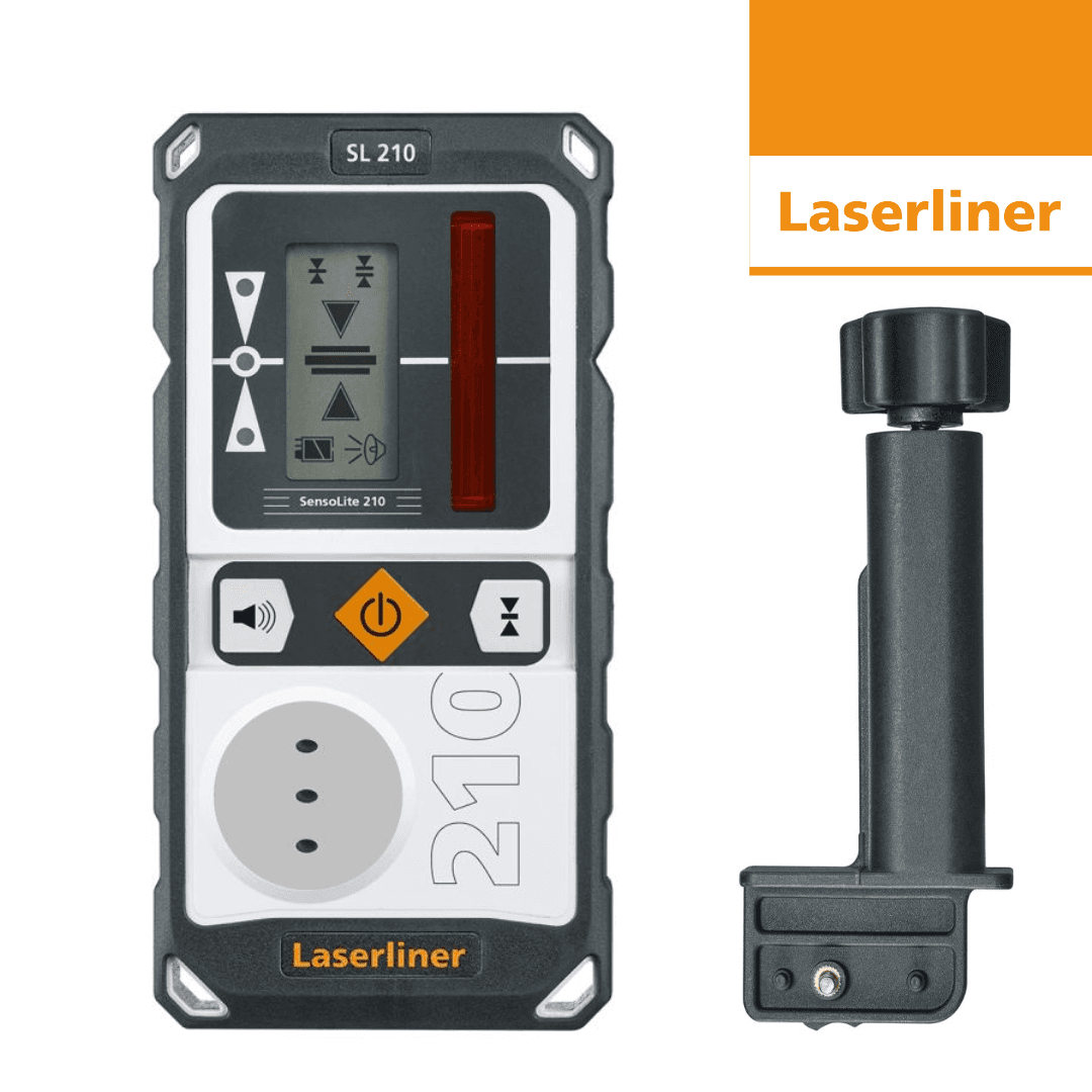 Receptor p/ Nível Laser Vermelho Laserliner Sensolite 210