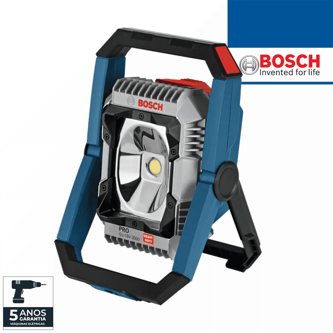 Lanterna Bateria Bosch Profissional GLI 18V-3000 (06014A8100)