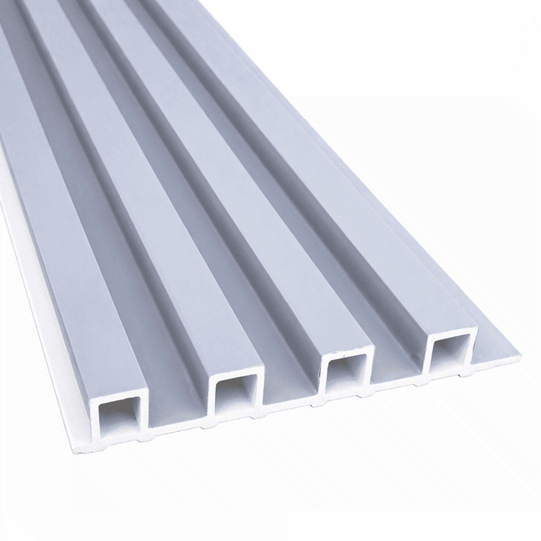  Painel Ripado Interior WPC Designia Cinza Neutro 2900x170x24MM - 0.49M²