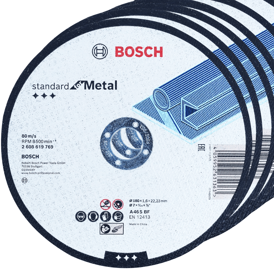 Disco Bosch Corte Standard 180MMx1.6MM - 25UNI (2608619769X25)