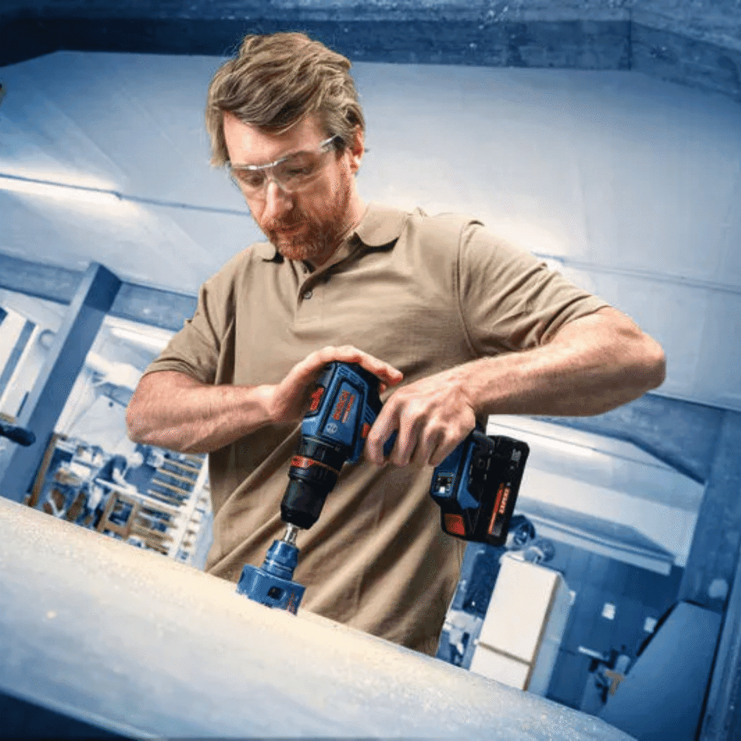 Aparafusadora Bateria Bosch Profissional Expert EXSR18V-90 FC + 3 Adaptadores + Mala (06019R2003)
