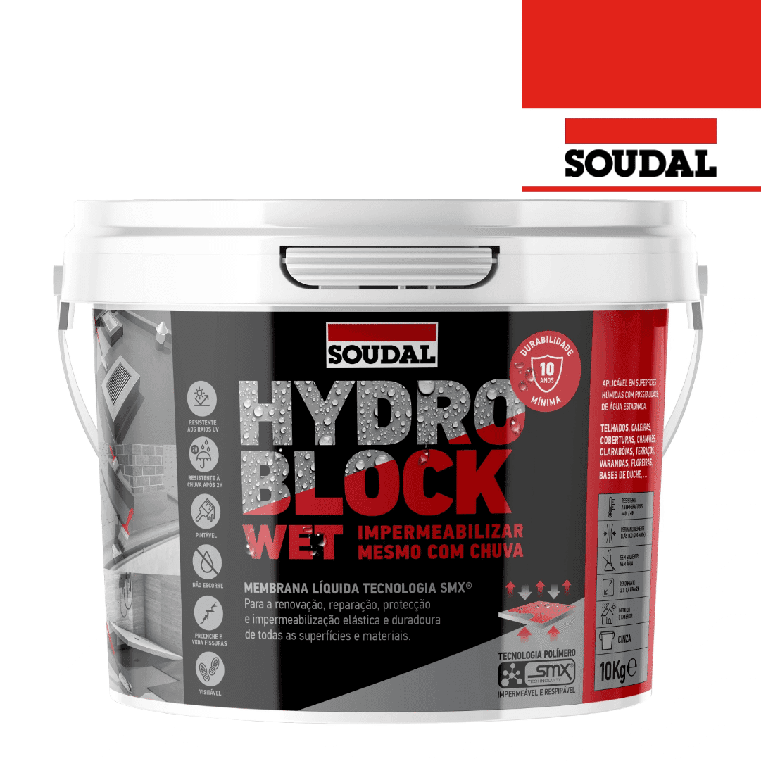 Membrana Líquida HydroBlock Wet Soudal - 10KG