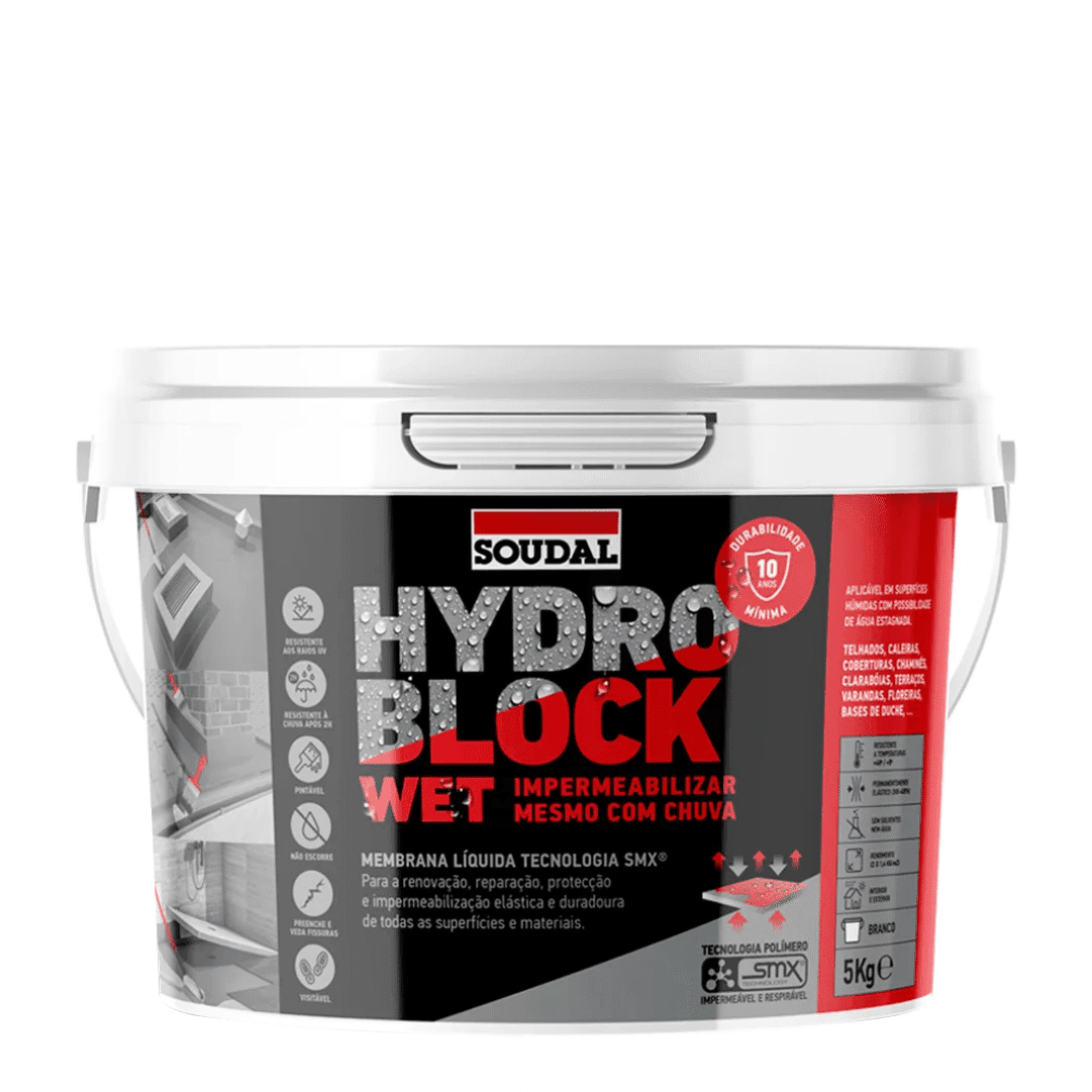 Membrana Líquida HydroBlock Wet Soudal - 5KG