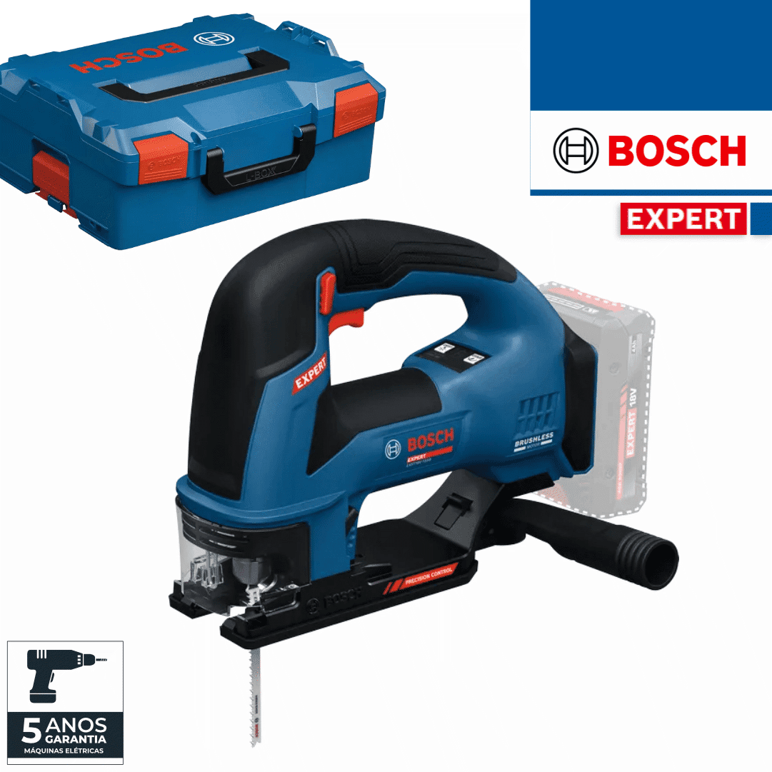 Serra Tico Tico Bateria Bosch Profissional Expert EXST 18V-155B + Mala (06015B1100)