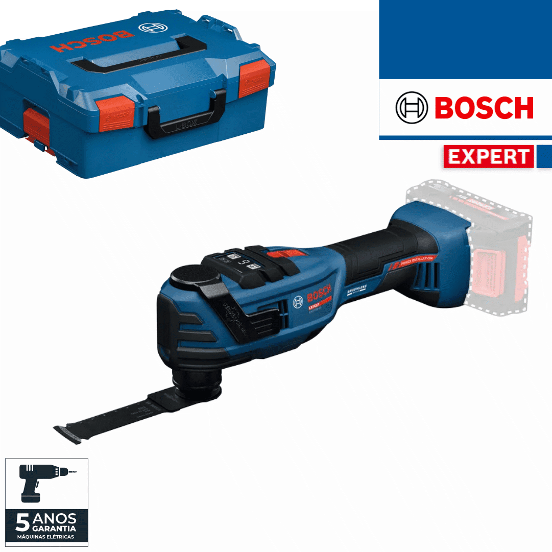 Multiferramenta Bateria Bosch Profissional Expert EXOP 18V-40 + Mala (06012C0101) 