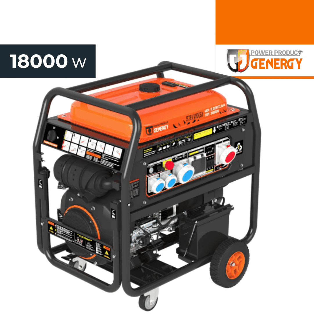Gerador Genergy Stelvio-S Trifásico 18000W c/ Arranque Elétrico