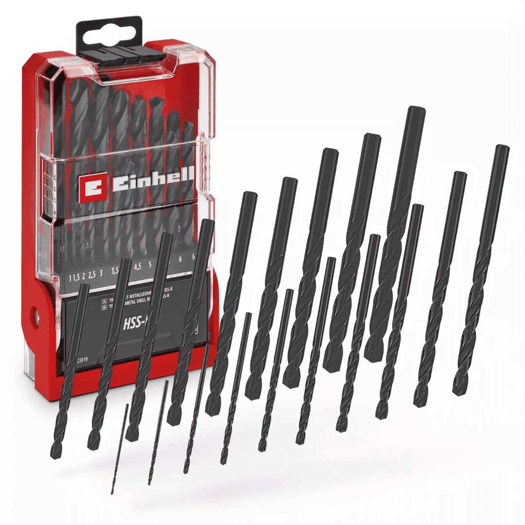 Conjunto Brocas HSS Laminadas Einhell - 19PCS