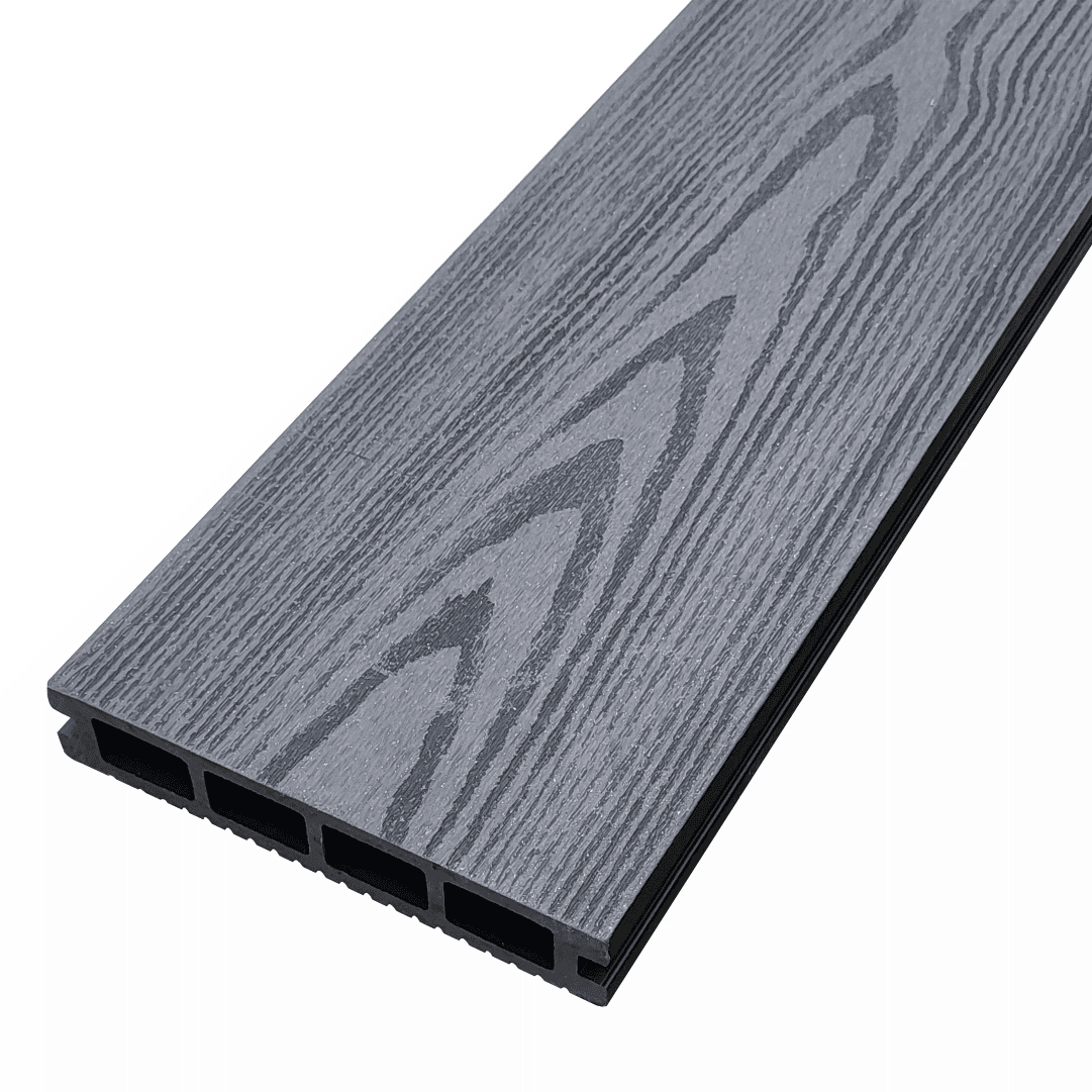  Deck Compósito Reversível Designia Cinza Grafite 2400x140MM - 25MM