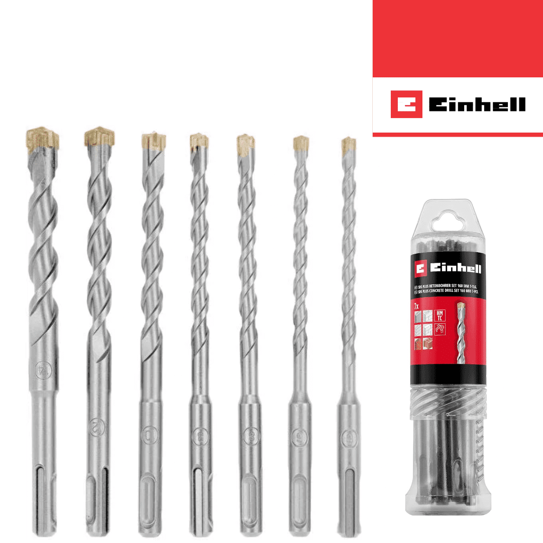 Conjunto Brocas SDS Plus Einhell - 7PCS