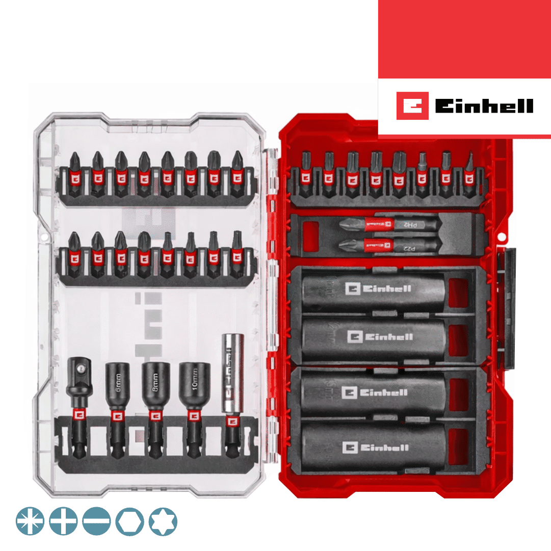 Jogo Bits Impacto Einhell - 35PCS
