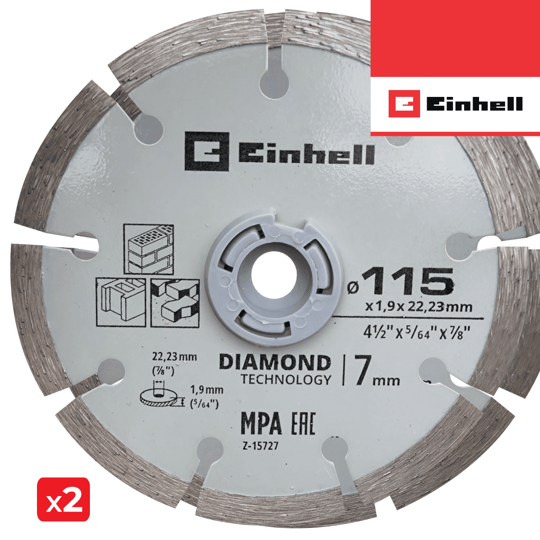 Disco Diamante Einhell Multi Material 115MM - 2UNI