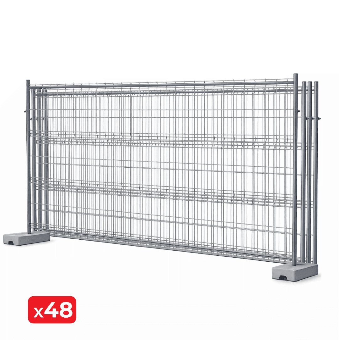 Painel Obra de 4 Tubos Zincado 3,00MTx1,90MT - 48UNI