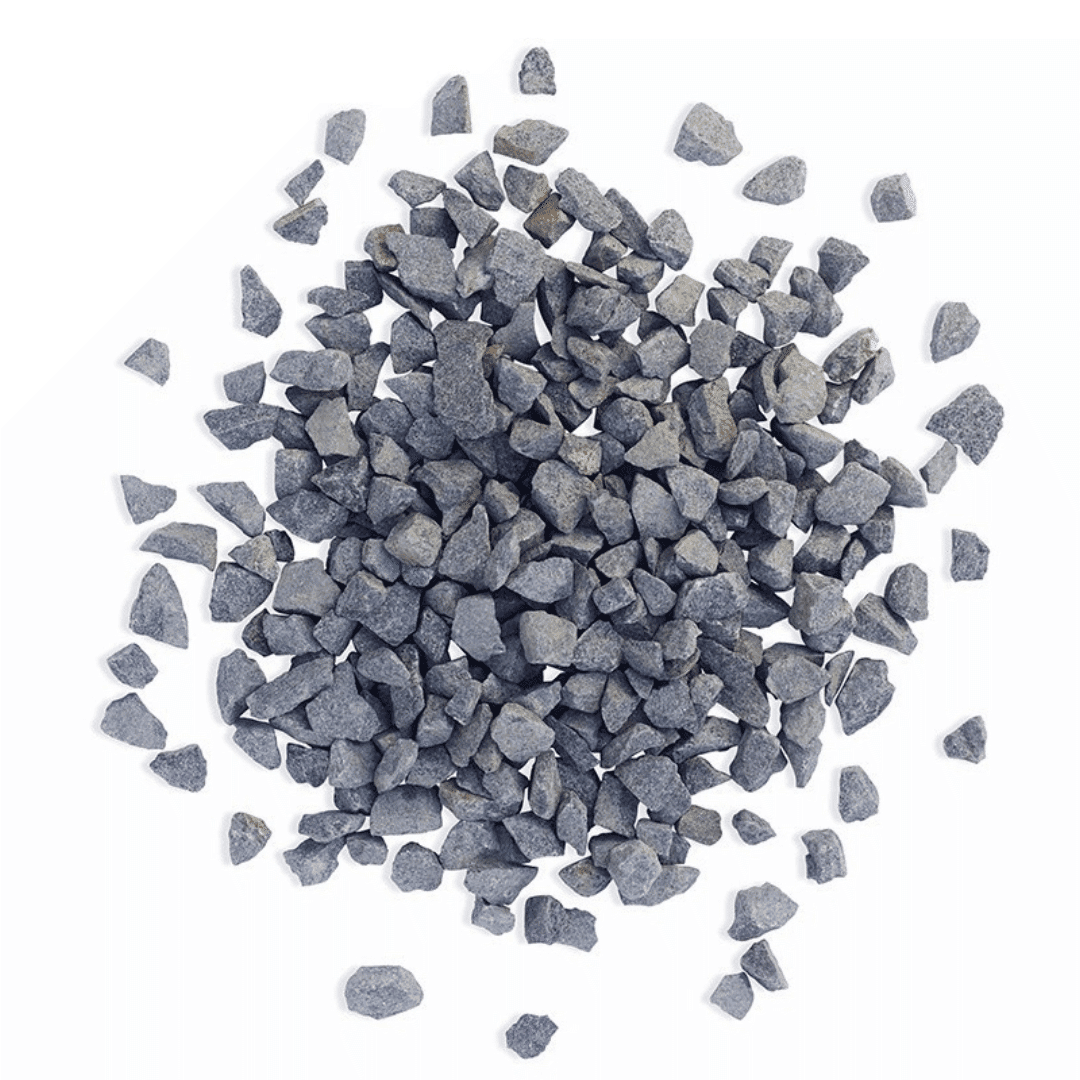  Pedra Decorativa Basalto Britado p/ Jardim 10/20 Granel 1/3 M³