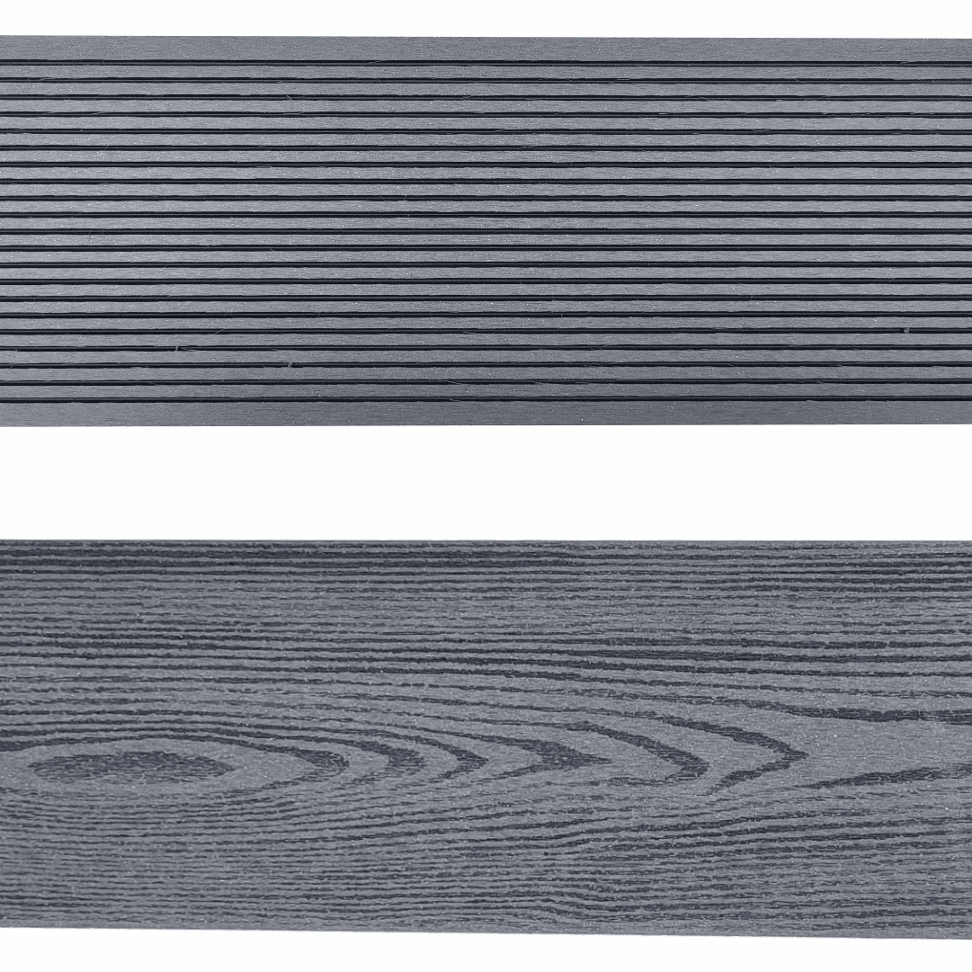 AMOSTRA - Deck Compósito Reversível Designia Cinza Grafite 25MM