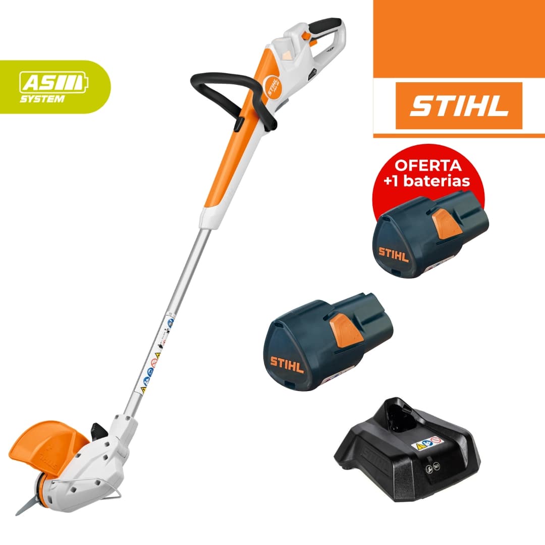 Aparador Relva Stihl FSA 30 c/ Lâmina PolyCut 3-2 + Bateria AS 2 + Carregador AL 1 